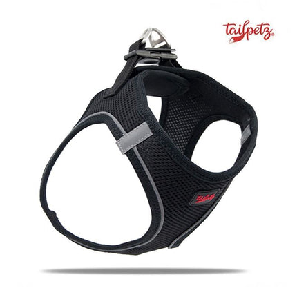 Tailpetz Air Mesh Köpek Göğüs Tasması Medium 44x48 cm Siyah