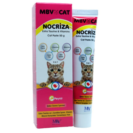 MBV Nocriza Taurin ve Vitamin Peynirli Kedi Macunu 50 Gr