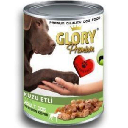 Glory Kuzu Etli Yetişkin Köpek Konserve Yaş Mama 400 gr