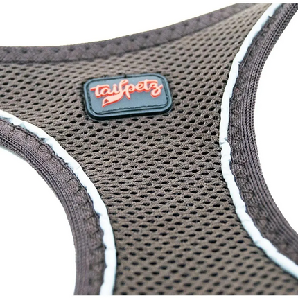 Tailpetz Air Mesh Köpek Göğüs Tasması 2XSmall 28x32 cm Brown