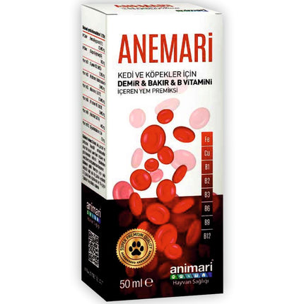 Animari Demir Bakır B vitamini damlası 50 ml
