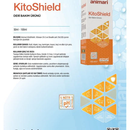 ANİMARİ KİTOSHİELD DERİ BAKIM KREMİ 100 ML