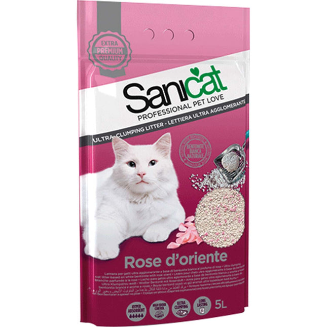 Sanicat Rose Dorien Ultra Tapaklaşan Kedi Kumu 5L
