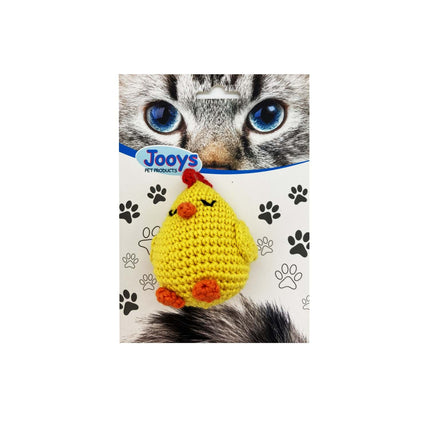 Markapet Kedi Oyuncağı Örgü Civciv 6,5-7,5 cm Sarı