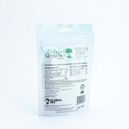 Natural Nutrition Ördek Eti Kalsiyum Kemik Köpek Ödülü 75 Gr
