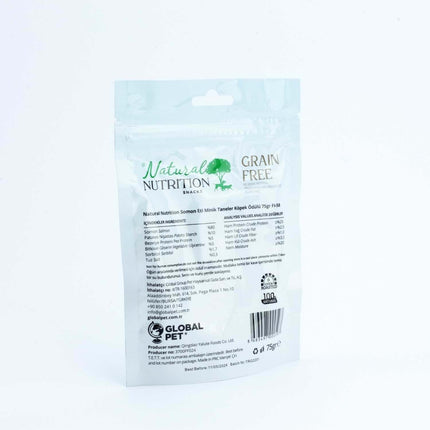 Natural Nutrition Somon Eti Minik Taneler Tahılsız Köpek Ödülü 75 Gr