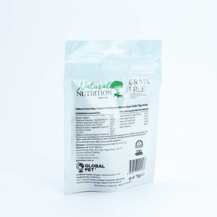 Natural Nutrition Tavşan Eti Kalsiyum Kemik Tahılsız Köpek Ödülü 75 Gr
