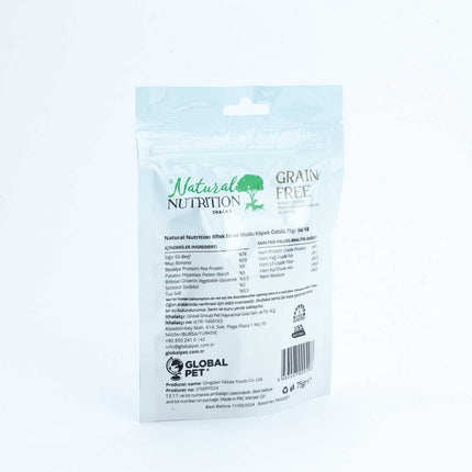 Natural Nutrition Snacks Biftek Etli ve Muzlu Tahılsız Köpek Ödül Maması 75gr