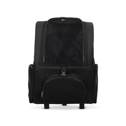Cattie Portbag Tekerlekli Kedi Köpek Taşıma Çantası 20x30x40 cm Siyah