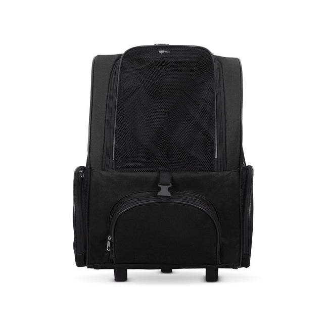 Cattie Portbag Tekerlekli Kedi Köpek Taşıma Çantası 20x30x40 cm Siyah