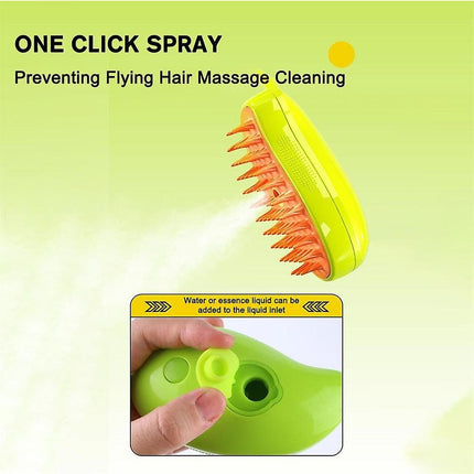 Pet Brush Buharlı Şarjlı Kedi Köpek Yıkama Aparatı