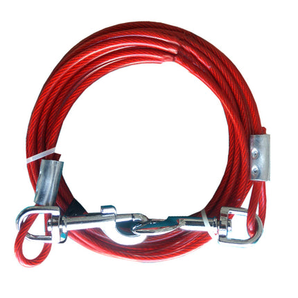 Markapet Köpek Bahçe Bağlama Çelik Halat 5 mm / 9 Metre