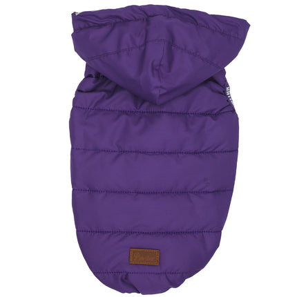 Pawstar Sport Küçük Irk Köpek Yeleği Kapşonlu Mor Small 25 Cm