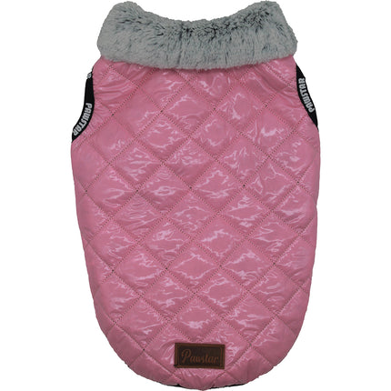 Pawstar Moncler Pembe Küçük Irk Köpek Yeleği XXLarge 43 Cm
