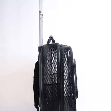 Markapet Prestige Model Tekerlekli Kedi Köpek Taşıma Çantası 42 x 40 x 22 cm Siyah 15 kg