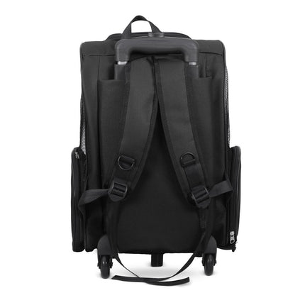 Cattie Portbag Tekerlekli Kedi Köpek Taşıma Çantası 20x30x40 cm Siyah