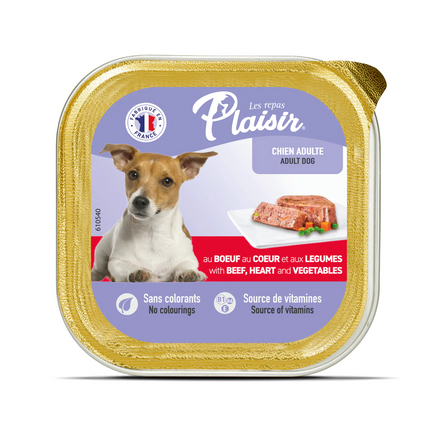 Plaisir Beef Biftek Etli Parçalı ve Soslu Köpek Konservesi 150 Gr