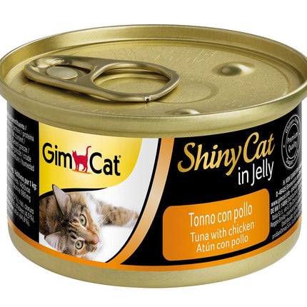 Gimcat Shinycat Tuna Balıklı Tavuklu Konserve Kedi Maması 70 gr
