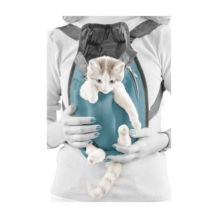 Markapet Kedi Ve Köpek Ana Kucağı Taşıma Çantası 25 cm-20 x 35 cm Mavi