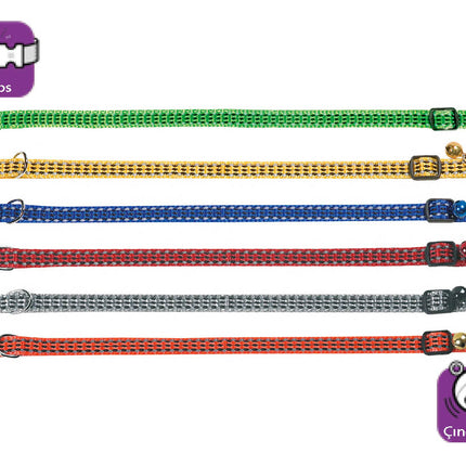 Karlie Kedi Tasma Çing. 25-35Cm Karişik Renkli
