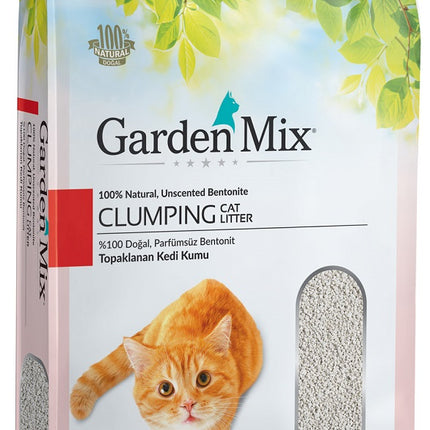 Gardenmix Bentonit Parfümsüz İnce Taneli Kedi Kumu 10 Lt