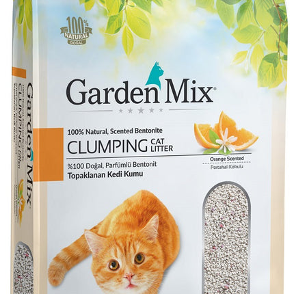 Gardenmix Portakallı Bentonit Topaklanan Kedi Kumu 10 lt