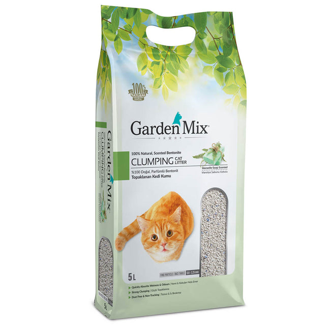 Gardenmix Bentonit Marsilya Sabunlu Kedi Kumu 5 L