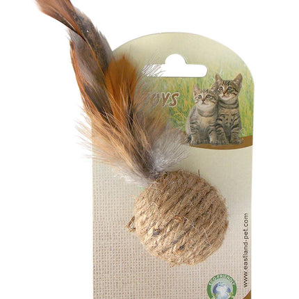 Eastland Tüylü Kedi Oyuncak Top 4 cm