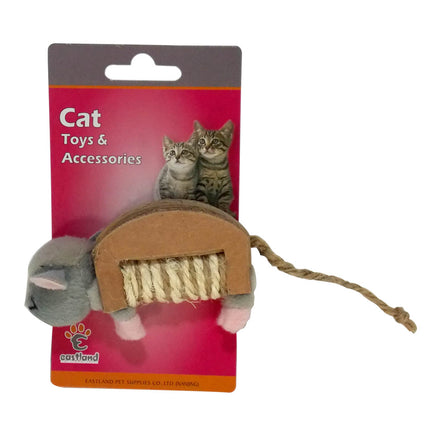 Eastland Hışırtlı Peluş Kedi Oyuncak Fare 6 * 10 cm