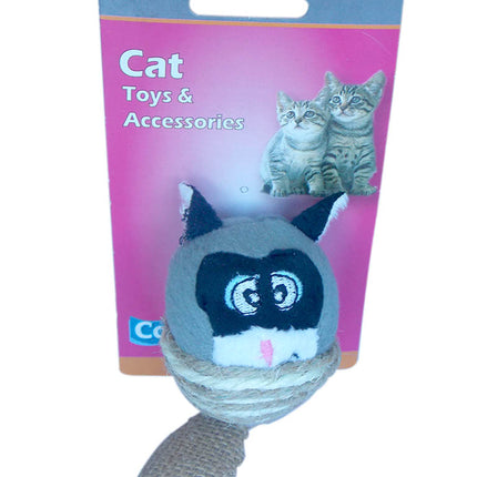 Catia İpli Rakun Kedi Peluş Oyuncağı 6x5 cm