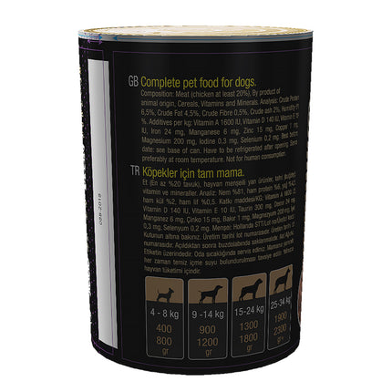 Rokus Tavuklu Parça Etli Köpek Konservesi 410 gr