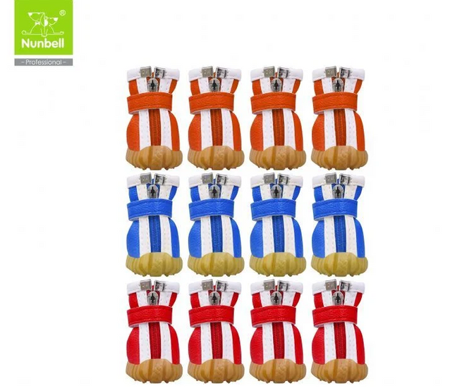 Nunbell Kauçuk Tabanlı  Köpek Ayakkabı Cool No:4 Boyut 4 cm - 3,4 cm
