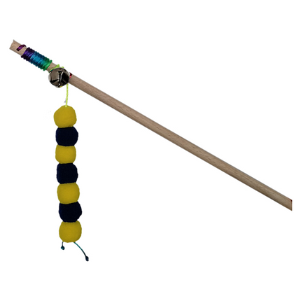 Ans Taraftar Tırtıl Kedi Oyuncak Olta 50 cm