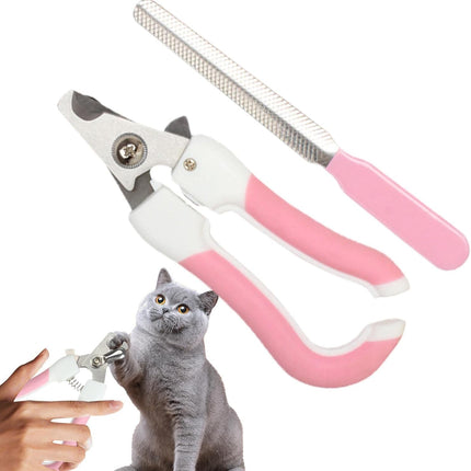 Törpülü Kedi Köpek Tırnak Makası 5,5*14,5 cm Pembe