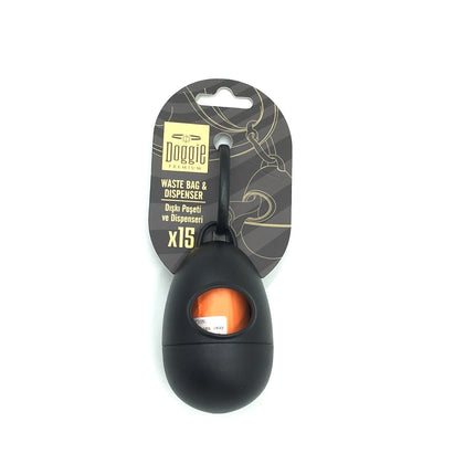 Doggie Köpek Dışkı Poşet Taşıma Aparatı 5*7 cm Siyah