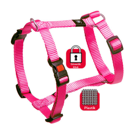 Karlie Kilitli Göğüs Tasma Xl 90-120Cm Pembe