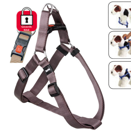 Karlie Kilitli Göğüs Tasma S 25-45Cm Gri