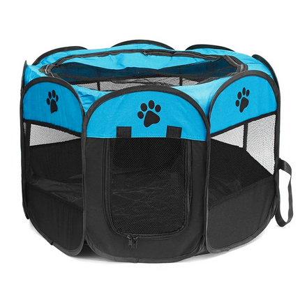 Kedi Köpek Oyun Alanı Kumaş 60x33 cm 8 parçalı Çapı 73 cm