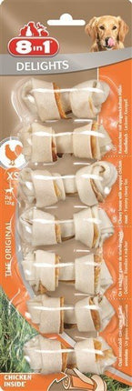8in1 Delights Bones Köpek Ağız Bakım Burgu Kemiği 7'li Paket 84 Gr