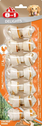 8in1 Delights Bones Köpek Ağız Bakım Burgu Kemiği 7'li Paket 84 Gr