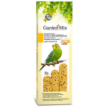 Garden Mix Platin Muzlu Kuş Krakerleri 3 lü Muzlu
