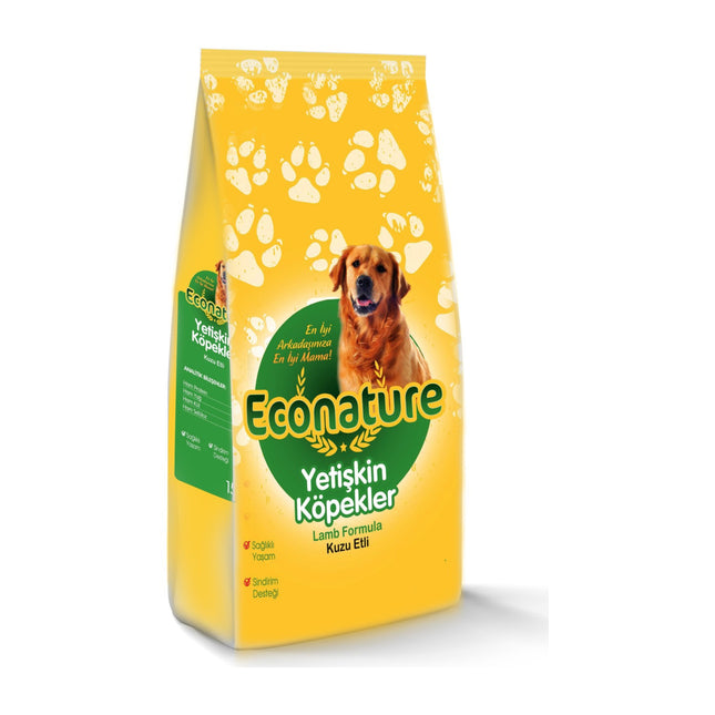 Econature Kuzu Etli Yetişkin Köpek Maması 1 Kg Açık Mama