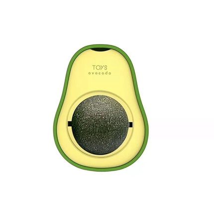 Avokado Şeklinde Catnipli Doğal Kedi Yalama Topu 6 Cm