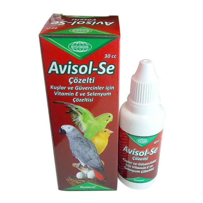 Biyoteknik Kuşlar ve Güvercinler için Vitamin E ve Selenyum Çözeltisi 30 cc