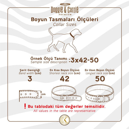 Doggie Konfor Seri Dokuma Köpek Boyun Tasması 5x50-60cm Kırmızı