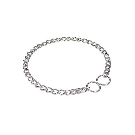 Doggie Eğitim Serisi Boğma Zincirli Köpek Boyun Tasması - 3x45-45 - Stainless