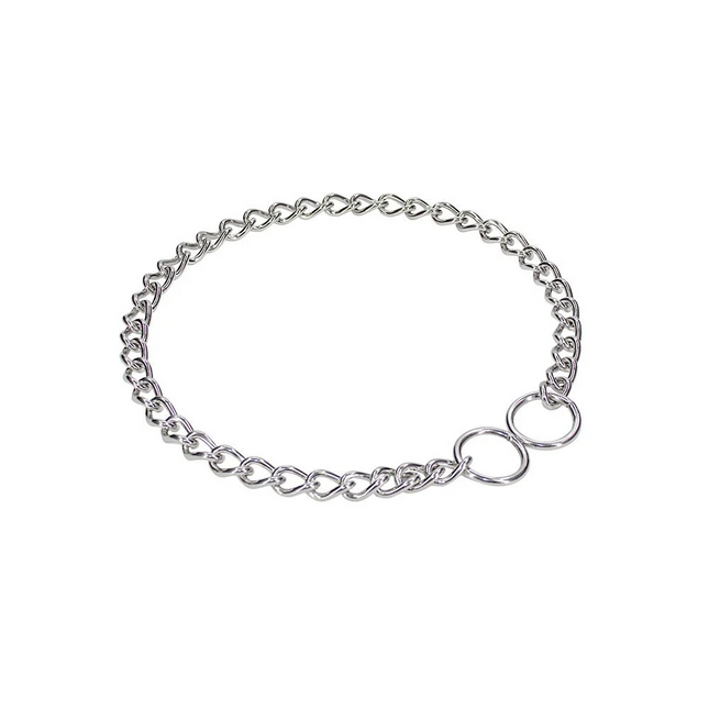 Doggie Eğitim Serisi Boğma Zincirli Köpek Boyun Tasması - 3,5x55-55cm - Stainless