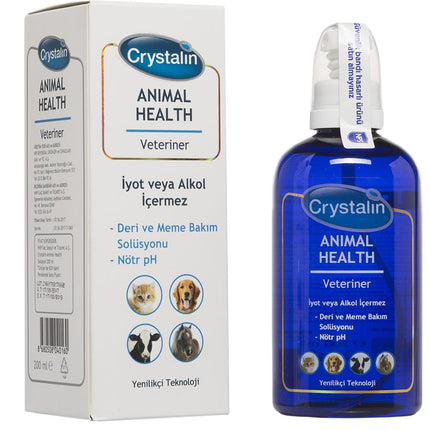 Crystalin Kedi Köpek İçin Göz, Kulak ve Ağız Bakım Solüsyonu 250 ml