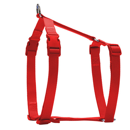 Doggie Ayarlanabilir Özellikli El Yapımı Köpek Göğüs Tasması 1,5 x 35-50 cm Kırmızı