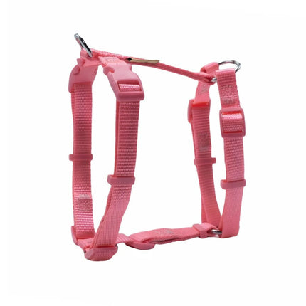 Doggie Ayarlanabilir Özellikli El Yapımı Köpek Göğüs Tasması 1,5 x 35-50 cm Pembe
